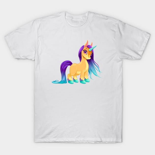Baby unicorn for freedom and magic T-Shirt by ddraw